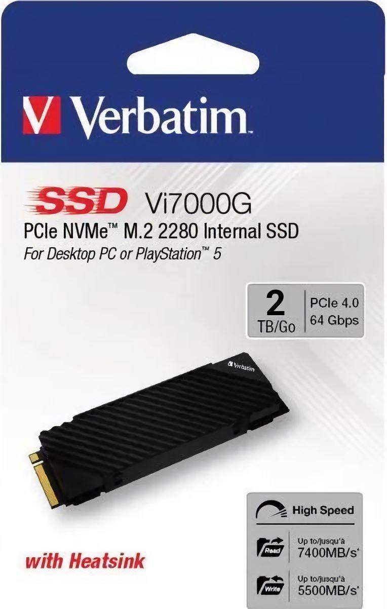 SSD-диск Verbatim PCIE NVME M.2 2 ТБ (VI7000G)