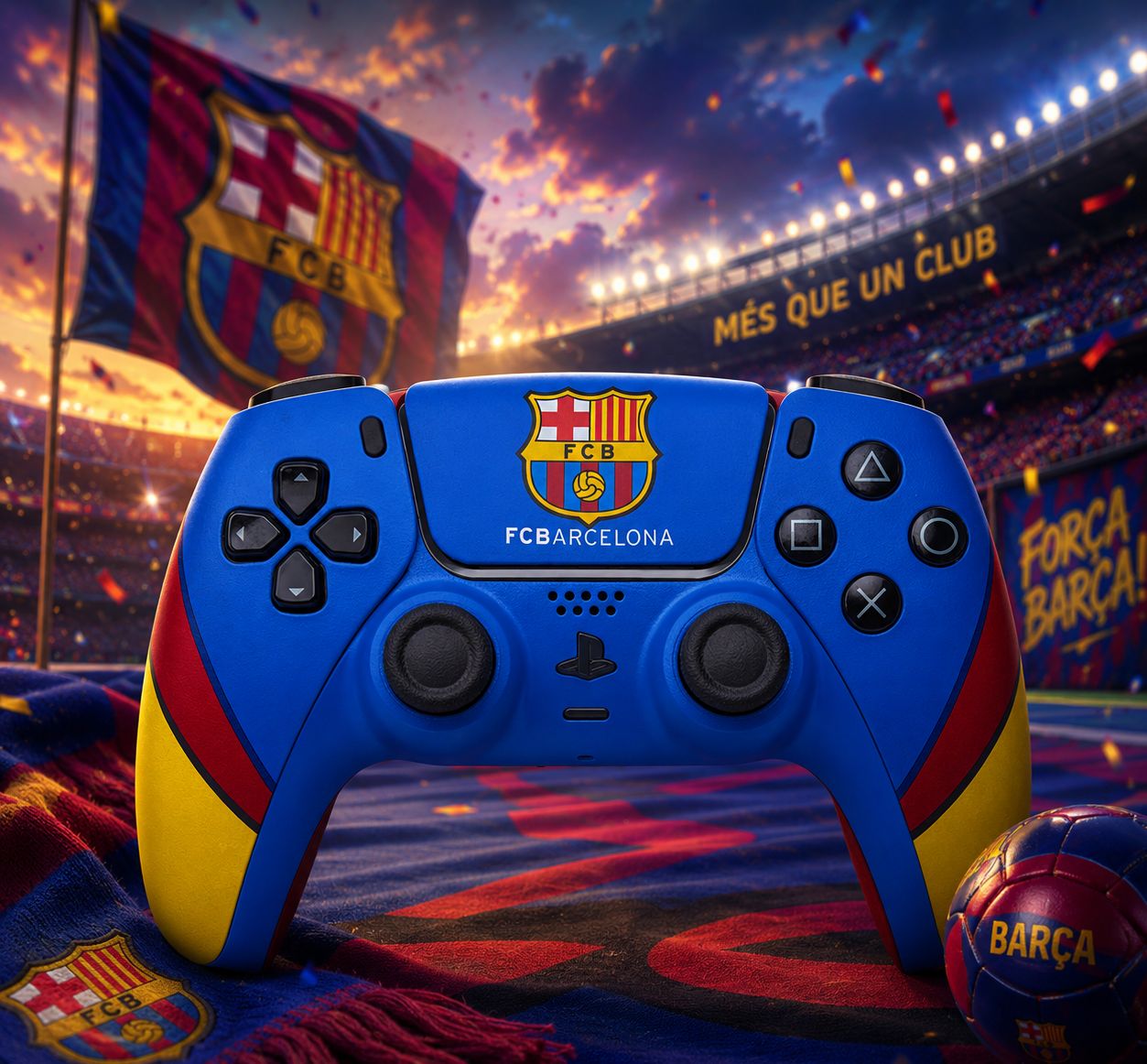 Геймпад Sony DualSense Vanquish Forca Barca (PS5)