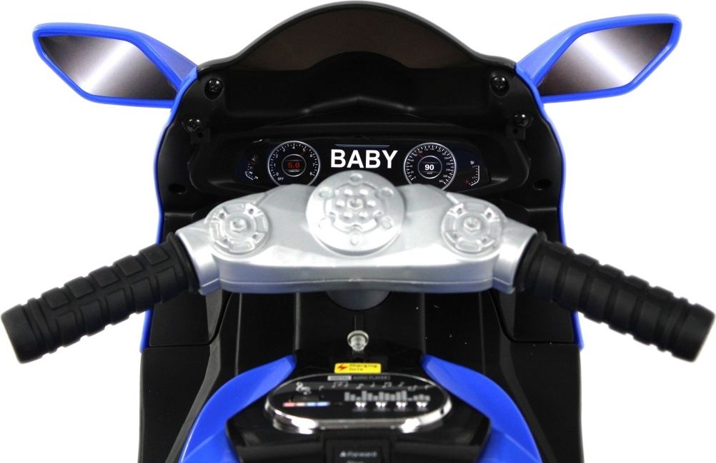 Детский электромотоцикл RiverToys K222AM синий