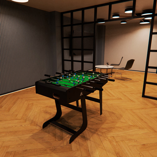 Настольный футбол DFC St.PAULI складной HM-ST-48301