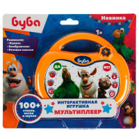 Интерактивная игрушка мультиплеер БУБА 100 стихов,песен,звуков.блист.бат. Умка в кор.96шт HT586-R3