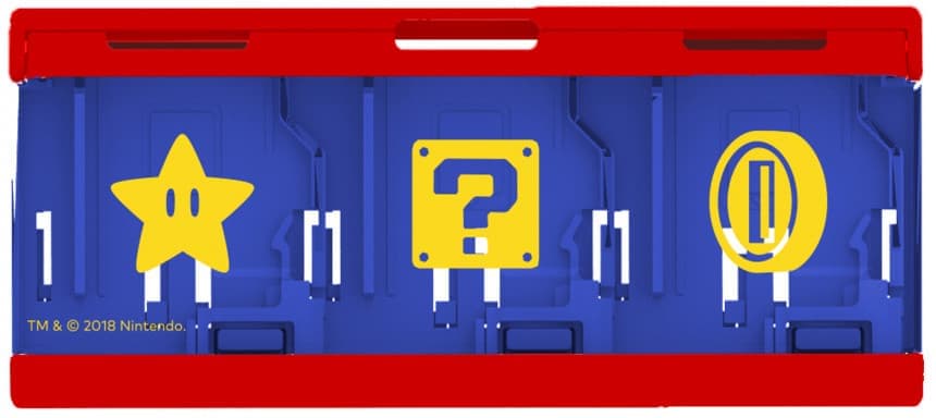Кейс HORI Mario на 6 игровых карт для Nintendo Switch