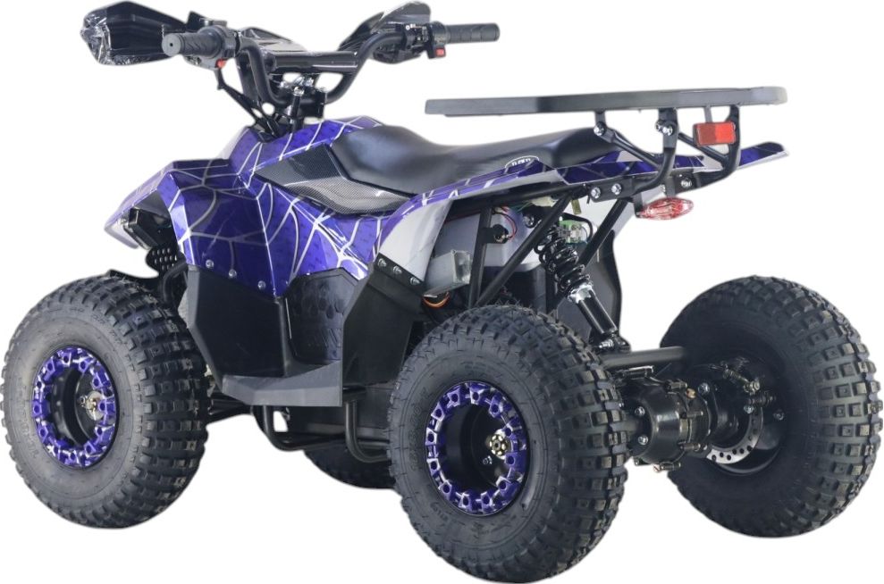 Детский электроквадроцикл RiverToys (LEON-48V-BLUE-SPIDER) синий спайдер