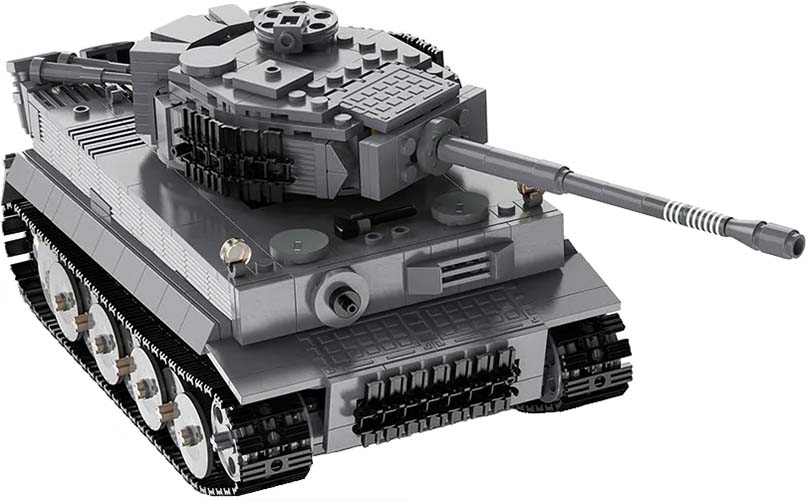 Радиоуправляемый конструктор CaDA MASTER Немецкий танк Тигр (925 деталей)(C61071W)