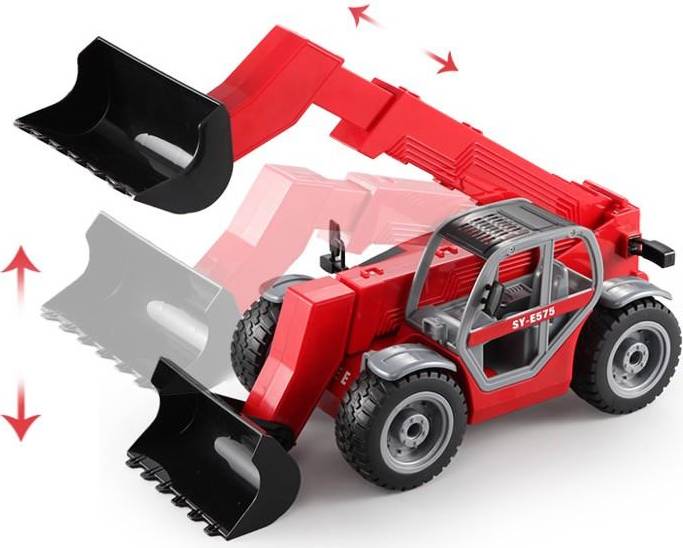 Радиоуправляемая модель Double Eagle экскаватор-погрузчик (1к16) (E575-003)