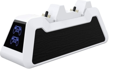 Зарядная станция для 2-х геймпадов Sony DualSense (белый) (4793)