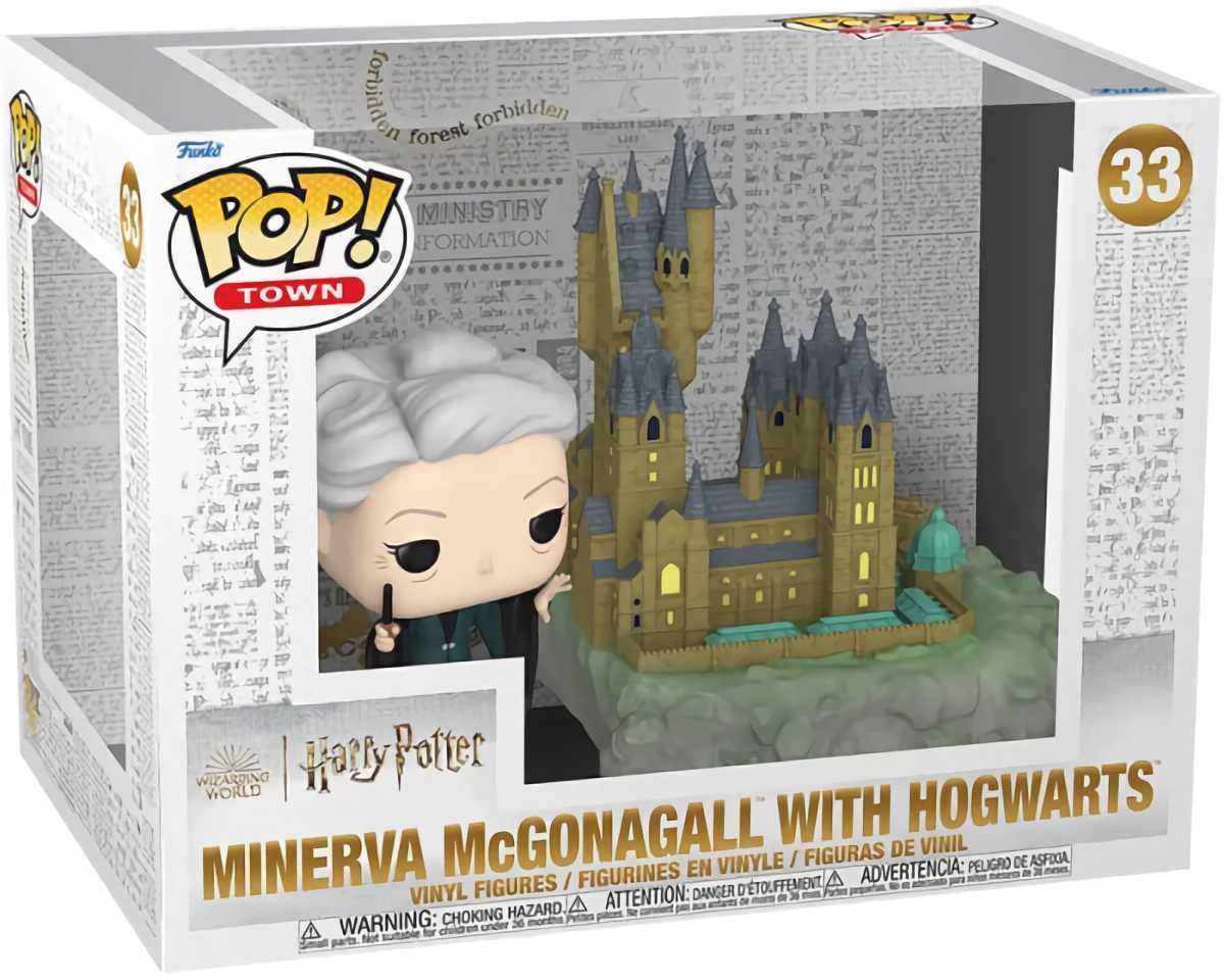 (EU) Фигурка Funko POP! Town Harry Potter: Minerva McGonagall with Hogwarts (33)