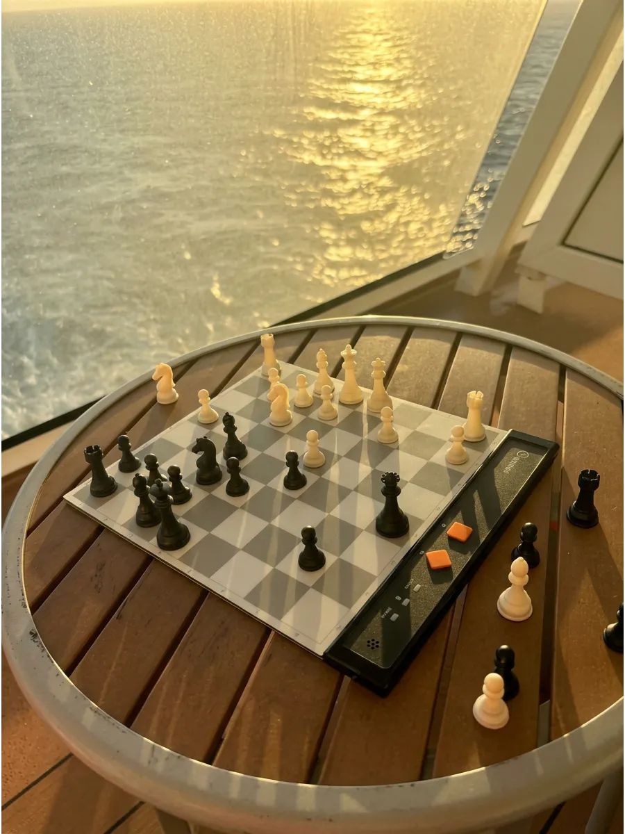 Шахматы Chessnut GO Grey с искусственным интеллектом