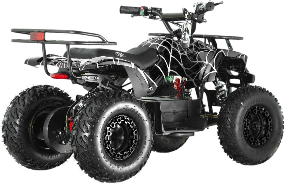 Детский электроквадроцикл RiverToys (TIKI-LUX-BLACK-SPIDER) черный Spider