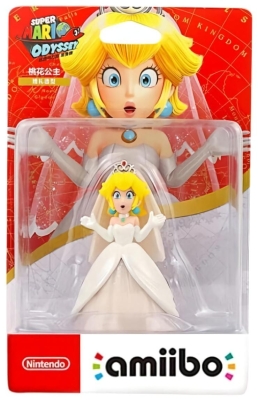 (CN) Интерактивная фигурка amiibo Пич (на свадьбе) (Super Mario Collection)