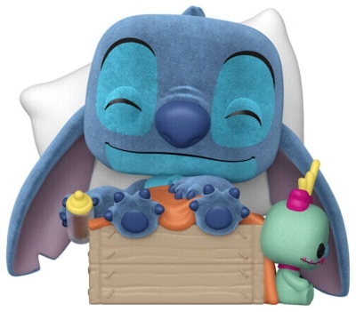 (CN) Фигурка Funko POP! Plus: Disney - Stitch (Sleeping, Flocked) (1607)