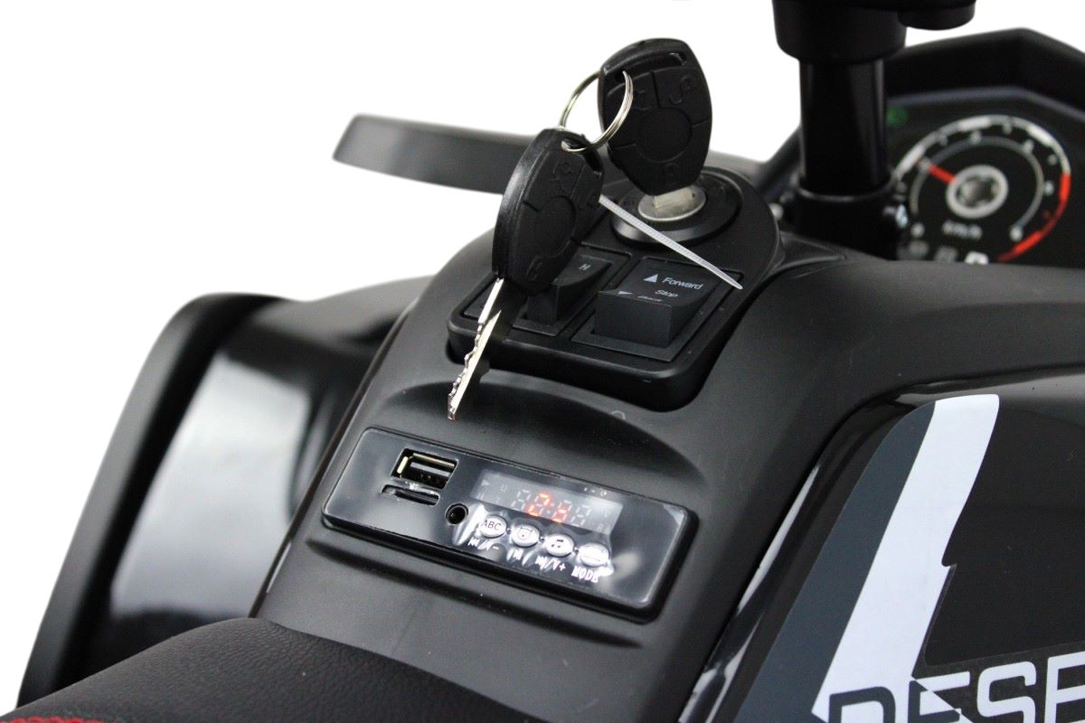 Детский электроквадроцикл RiverToys H999HH черный