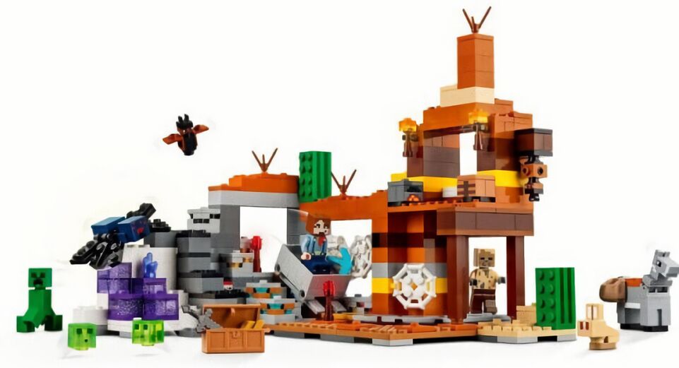 (EU) Конструктор LEGO Minecraft Шахта Пустоши (21263)