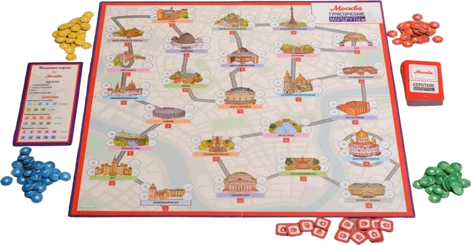 Настольная игра ZVEZDA Маршруты двух столиц (ZV-8716)