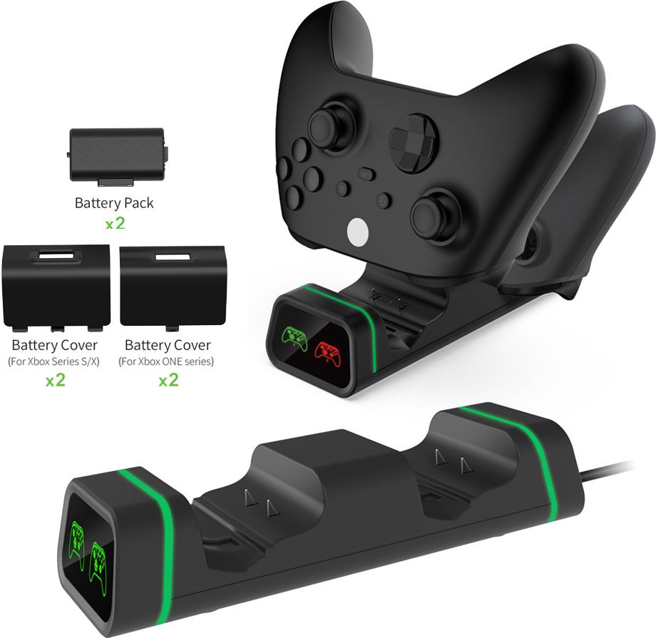 Зарядная станция DOBE для 2-х геймпадов Xbox (TYX-19006X)