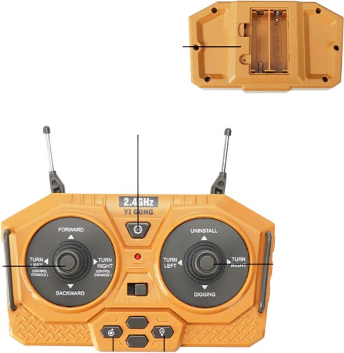 Радиоуправляемая модель YI GONG бульдозер (YG258-F)