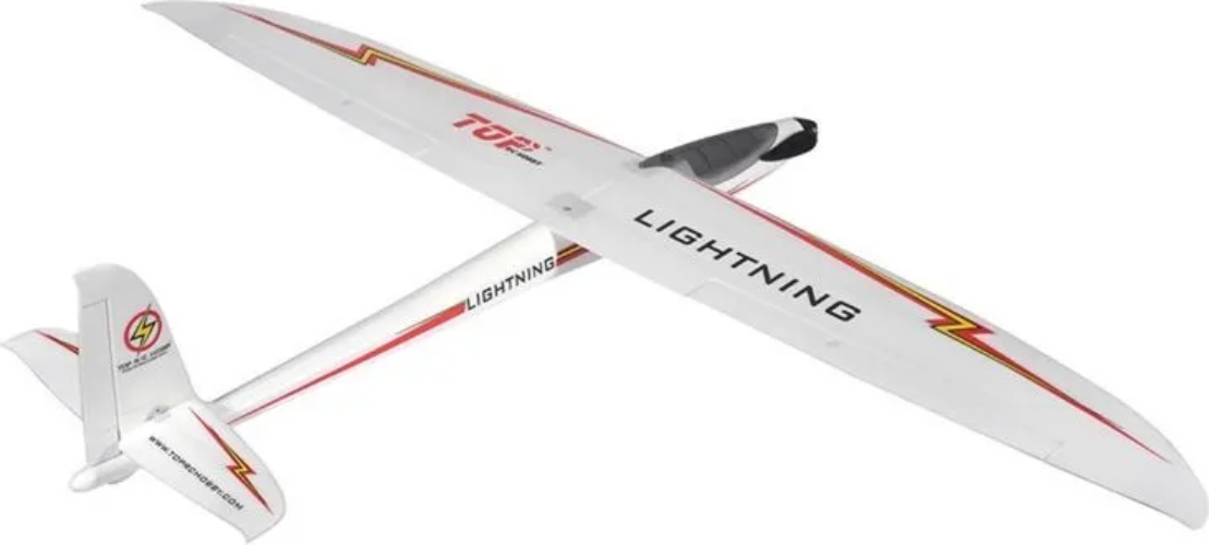 Радиоуправляемая модель Top RC планер Lightning V1 (Propeller Power System) RTF (top035C )