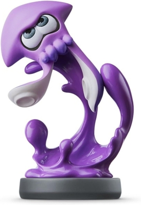 Фигурка Amiibo Инклинг-Кальмар / Inkling Squid Neon Purple (Splatoon Collection)