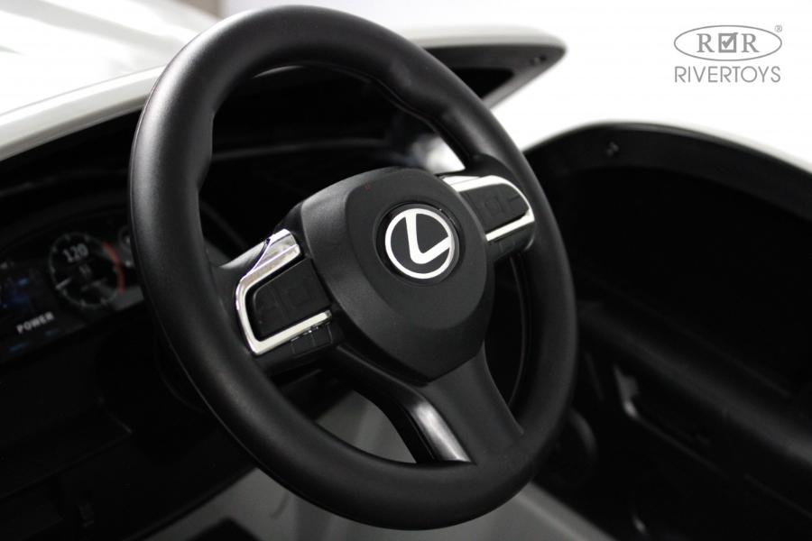 Детский электромобиль RiverToys Lexus 570 (E555EE) серый