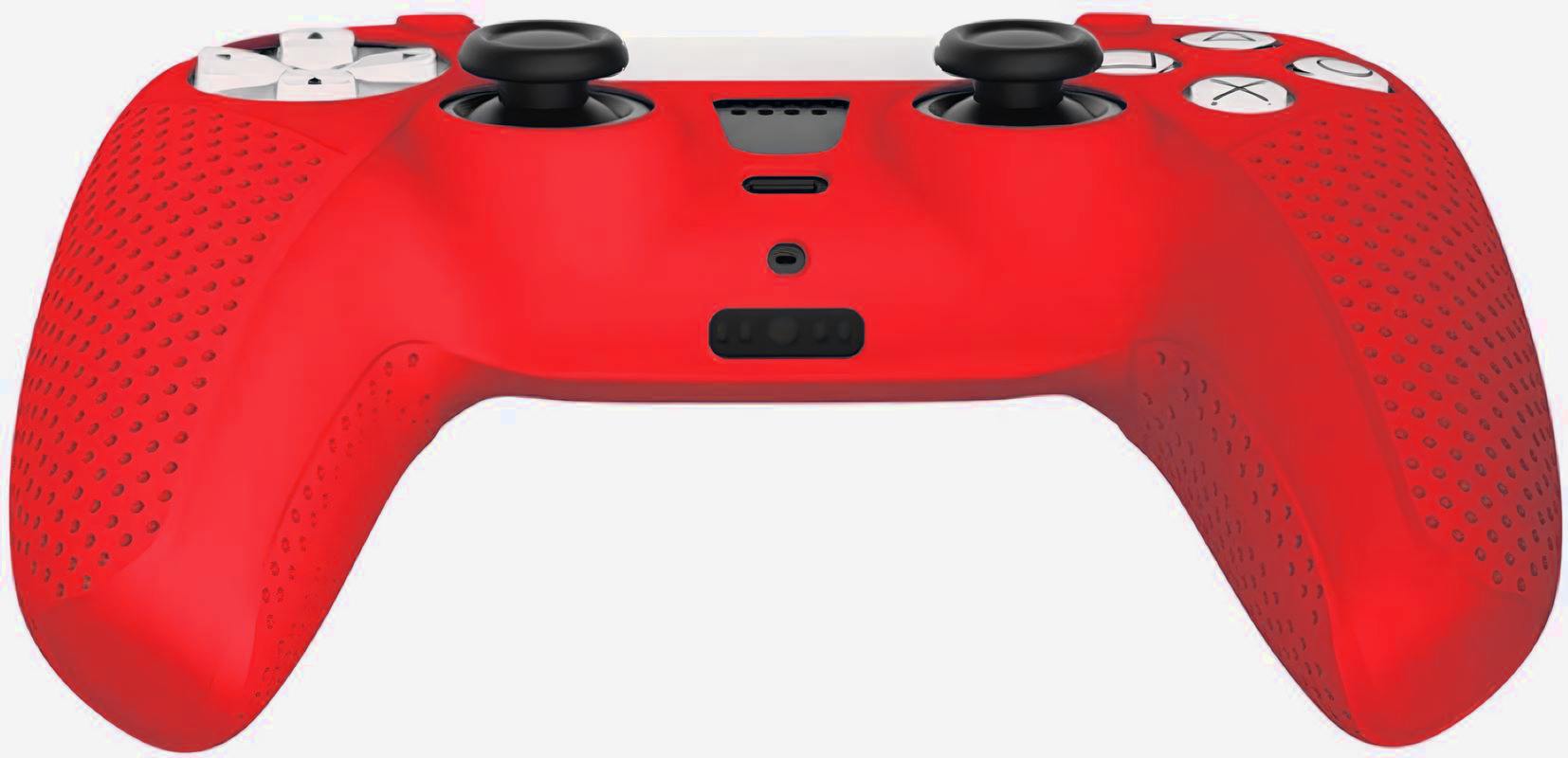 Силиконовый чехол для геймпада Sony DualSense PS5 (TP5-0541) красный