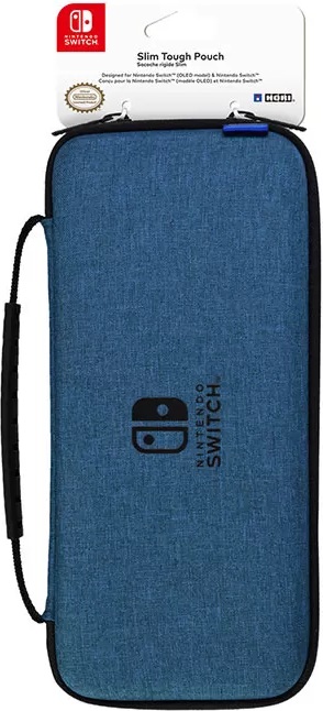 Защитный чехол Hori Slim Tough Pouch для Switch OLED (NSW-811U) синий