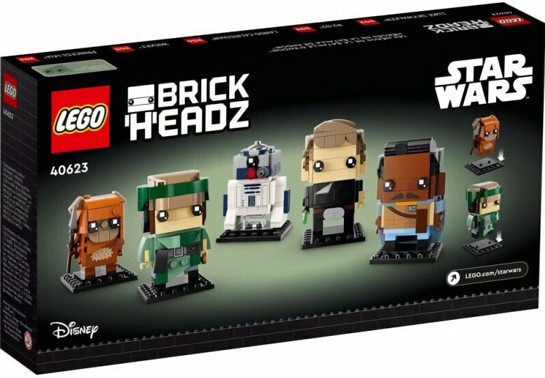 (EU) Конструктор LEGO Brick Headz Звездные войны:  Герои битвы на Эндоре 40623