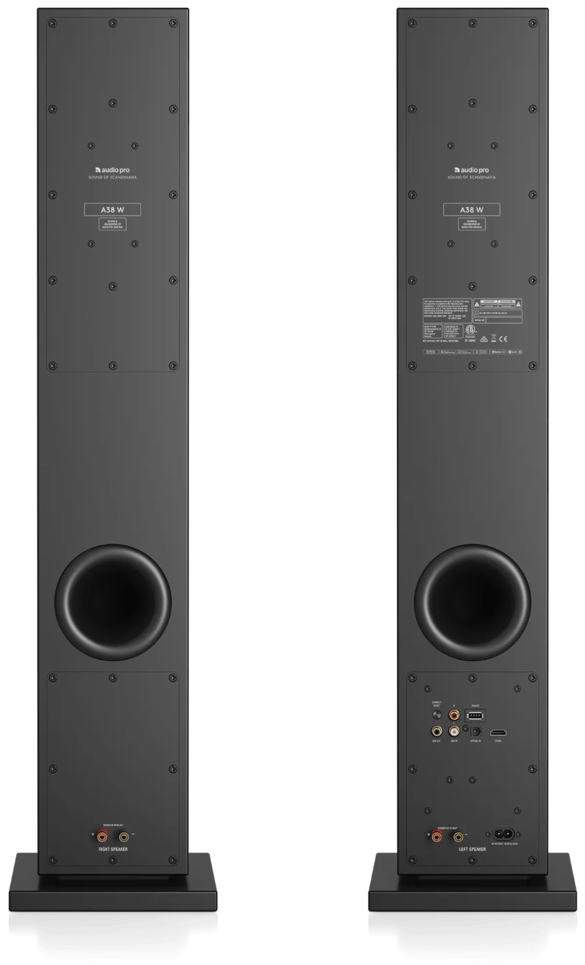 Акустическая система AUDIO PRO A38 W, Чёрная