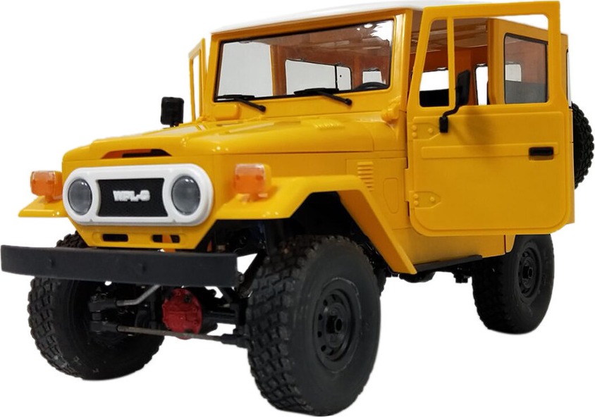 Радиоуправляемая модель WPL японский внедорожник Toyota FJ40 4WD (1к16) KIT желтая (C-34KM-Y)