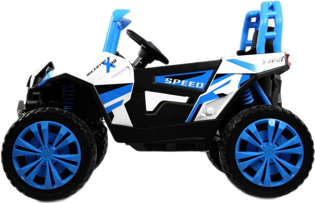 Детский электромобиль RiverToys F888FF 4WD синий