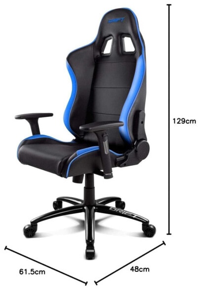 (EU) Игровое кресло DRIFT DR200BL, 242582759, Серое/Синее