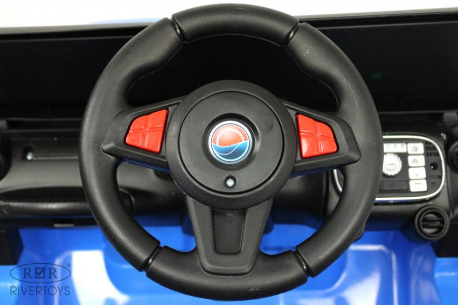 Детский электромобиль RiverToys T222TT 4WD синий