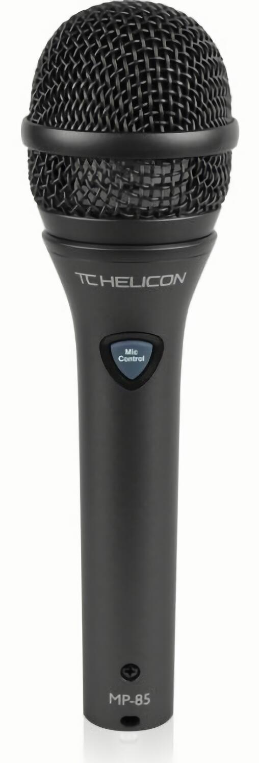 (EU) Динамический микрофон TC Helicon MP-85, вокальный, суперкардиоида, с кнопкой Mic Control, капсюль Lismer 2