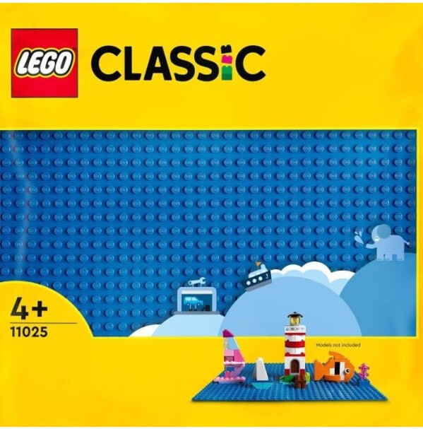 (EU) Конструктор LEGO Classic базовая пластина, Синий (11025)