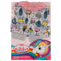 Одежда для кукол 40-42см костюм туника и лосины коты КАРАПУЗ в кор.100шт OTF-2204S-RU