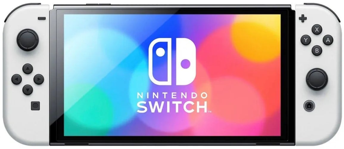 Nintendo Switch OLED 64 GB (белый) (AZ) + Геймпад Pro Controller Super Smash Bros. + Игра Super Smash Bros. Ultimate Limited Edition