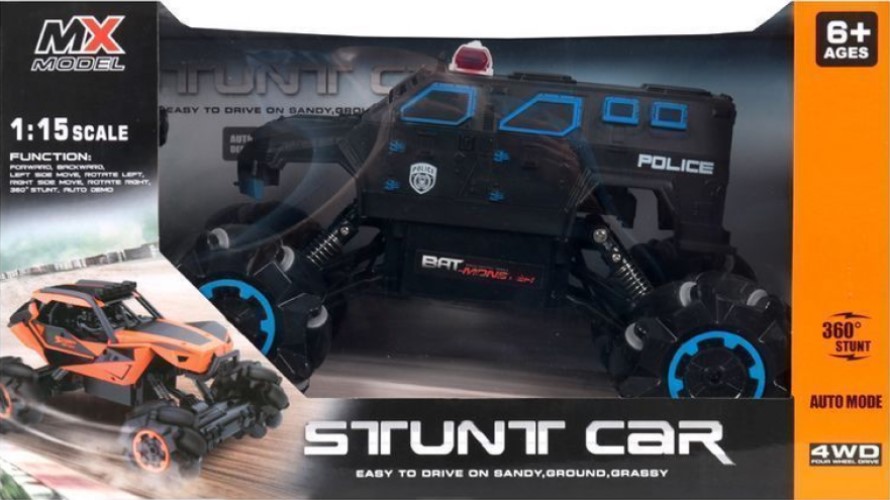 Радиоуправляемая машина MX Внедорожник для Дрифта (полиция) +акб 1/15, MX19089