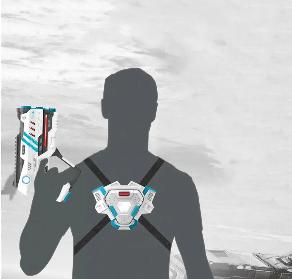 Набор для лазертага Call of Life Star-Team (2 бластера + 2 жилета), Wineya W7008DV/W