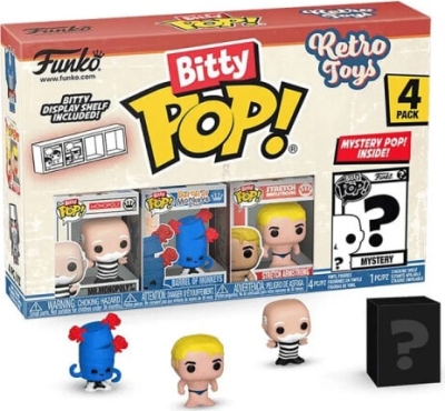 (EU) Фигурка Funko POP! Retro Toys: Mr. Monopoly, Barrel of Monkeys, Stretch Armstrong & Mystery 4-Pack (75449)