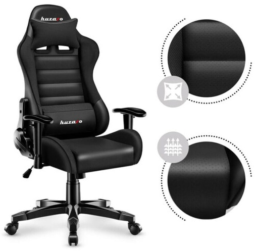 (EU) Игровое кресло Huzaro HZ-Ranger 6.0 Black, 270821228, Чёрное