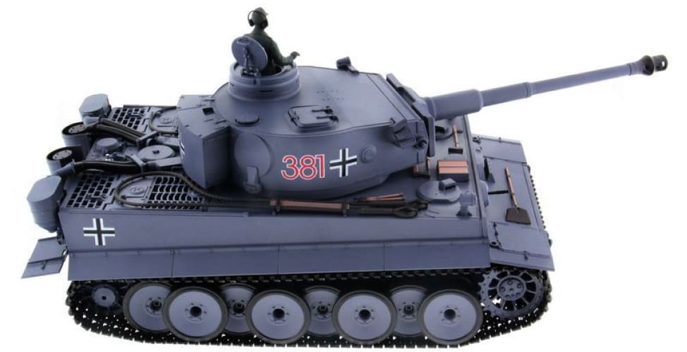 Радиоуправляемый танк Heng Long Tiger I Upgrade V7.0  2.4G 1/16 RTR, HL3818-1U7.0