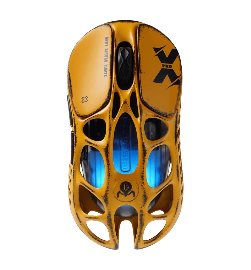 Компьютерная мышь Gravastar Mercury X Pro, Желтая