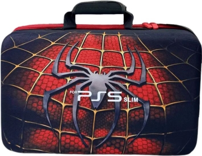 Сумка для консоли и геймпадов PS5 Slim (Spider-Man)