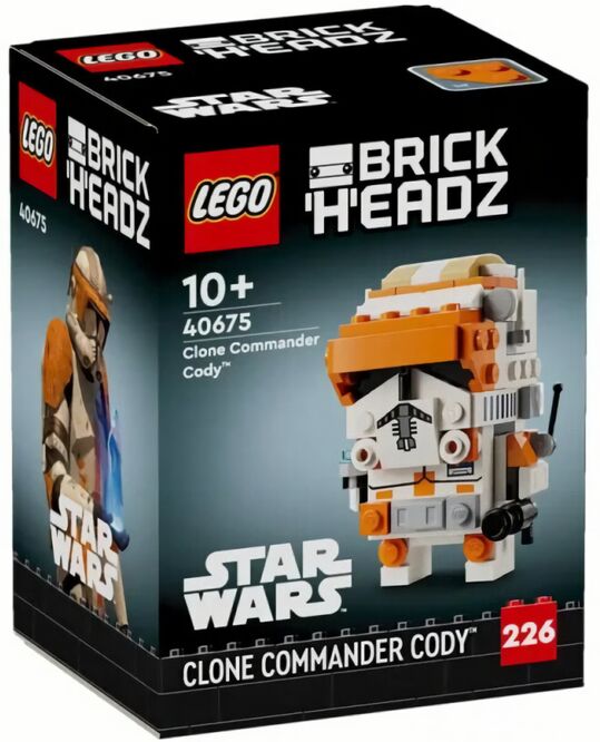 (EU) Конструктор LEGO Brick Headz Звездные войны: Командир клонов Коди (40675)