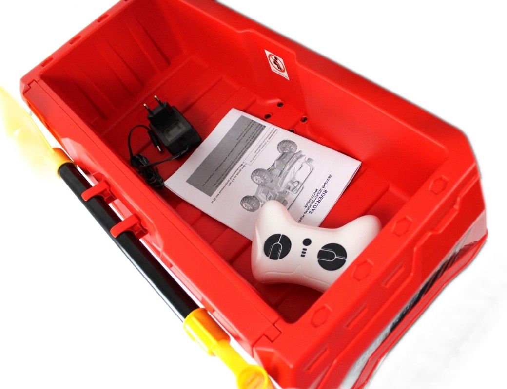 Детский электромобиль RiverToys H005HH красный