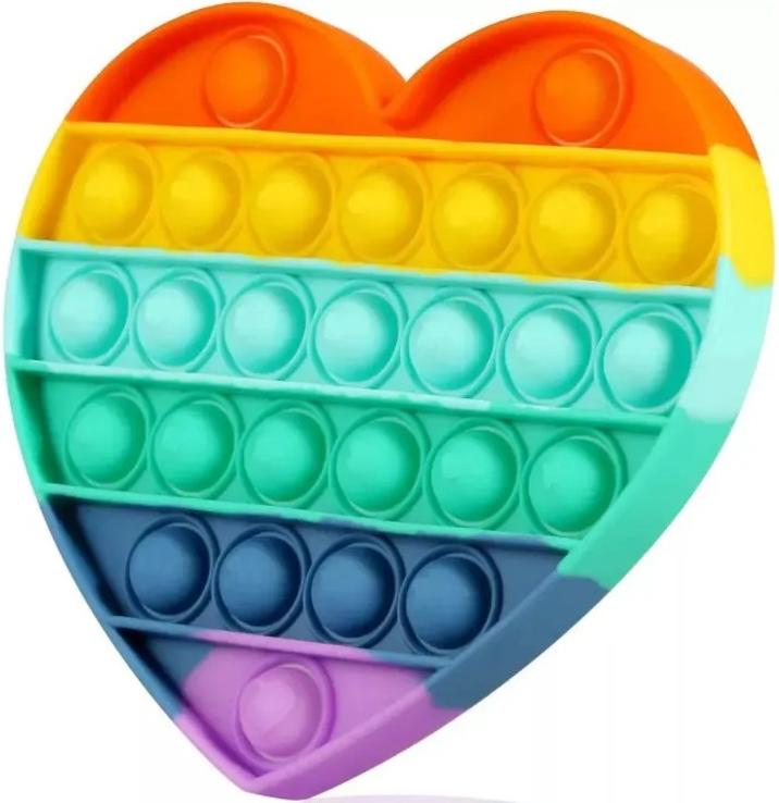 Игрушка POP IT Сердце (15х12см) антистресс (тактильная, сенсорная)