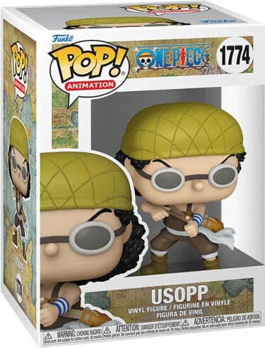 (EU) Фигурка Funko POP! Animation: One Piece Usopp with Rubber Band (1774)
