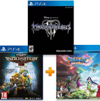 ИгроПак для PS4: Warhammer 40,000: Inquisitor - Martyr + Dragon Quest XI: Echoes Of An Elusive Age Издание света + Kingdom Hearts 3