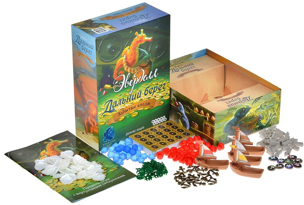 (EU) Настольная игра Hobby World Эверделл: Дальний берег. Забытые клады. Делюкс-набор (доп)