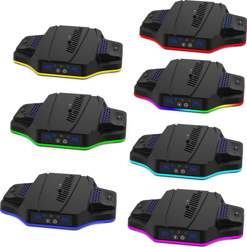 Охлаждающая док-станция DOBE для PS5 Slim с зарядными устройствами (TP5-3583)