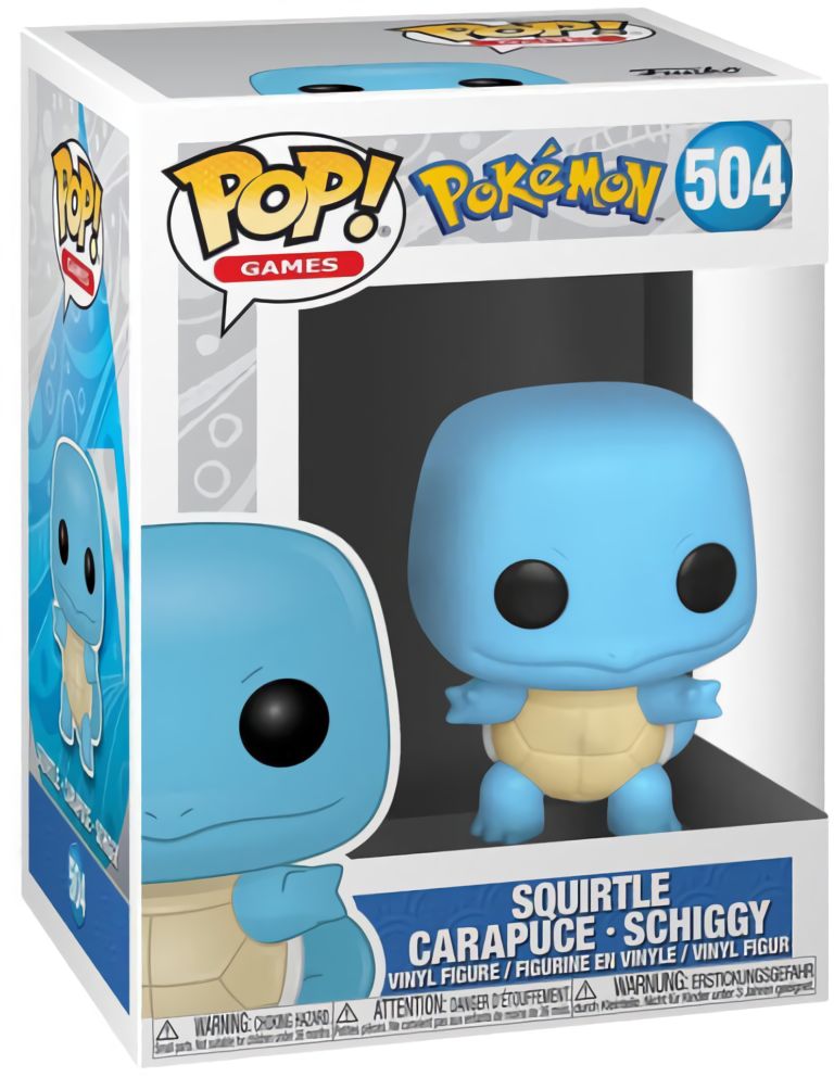 (EU) Фигурка Funko POP! Games: Squirtle (504)